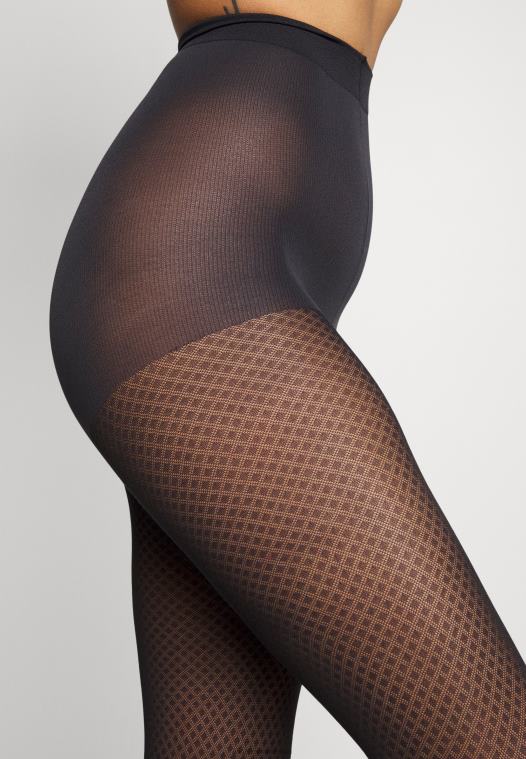 Anna Field kvinner 2 pakke tights svart P266L1105