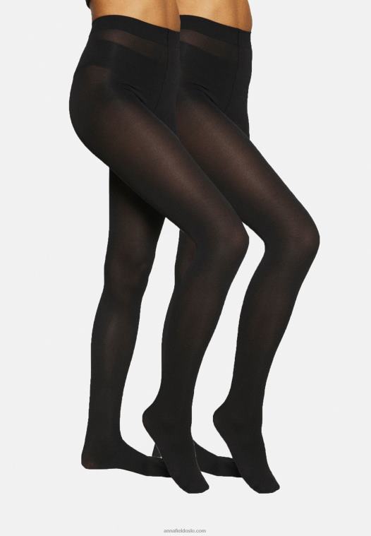 Anna Field kvinner 2pp 80 den tights sort P266L1103