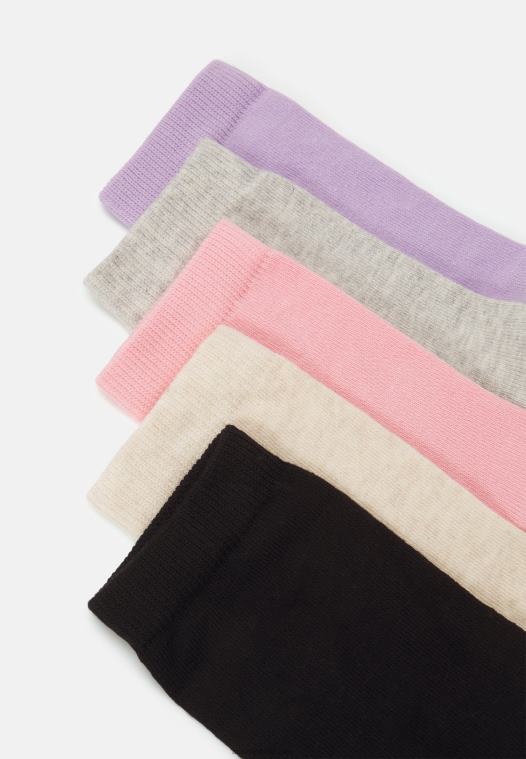 Anna Field kvinner 5-paks sokker flerfarget P266L1125