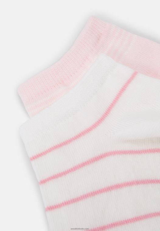 Anna Field kvinner 5-paks sokker flerfarget P266L1148