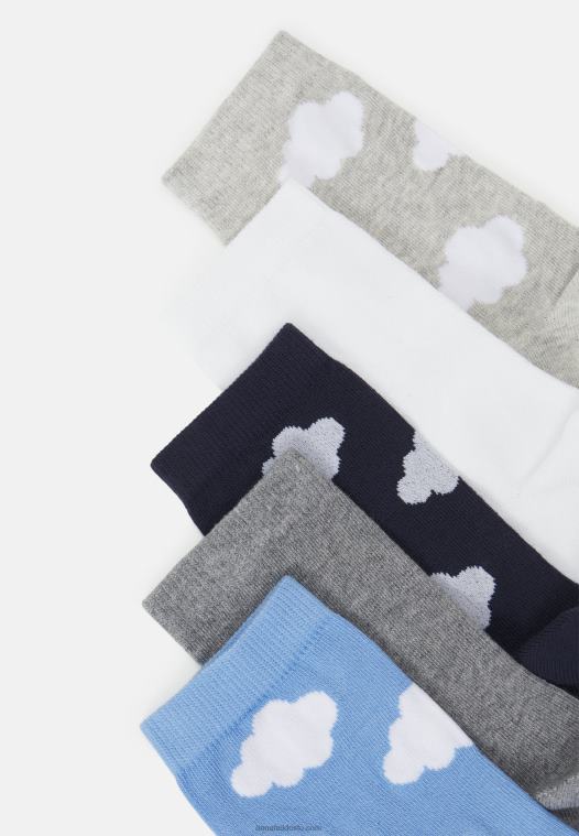 Anna Field kvinner 5pk cloud socks sokker flerfarget P266L1150