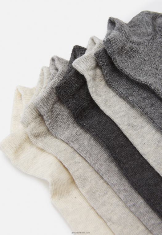 Anna Field kvinner 8pp sneaker sokker sokker grå P266L1131