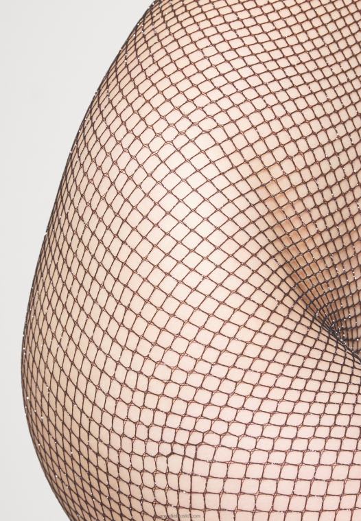 Anna Field kvinner glitter tights 2 pakke tights svart P266L1112