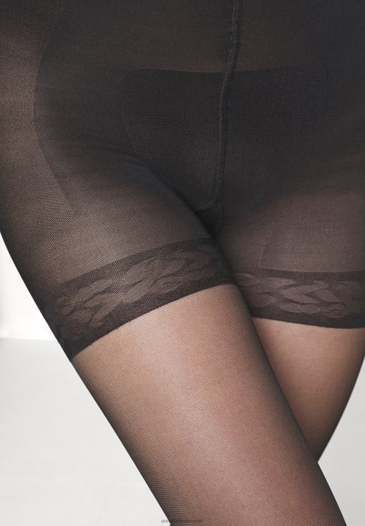 Anna Field kvinner shaping tights 2 pakke tights svart P266L1106
