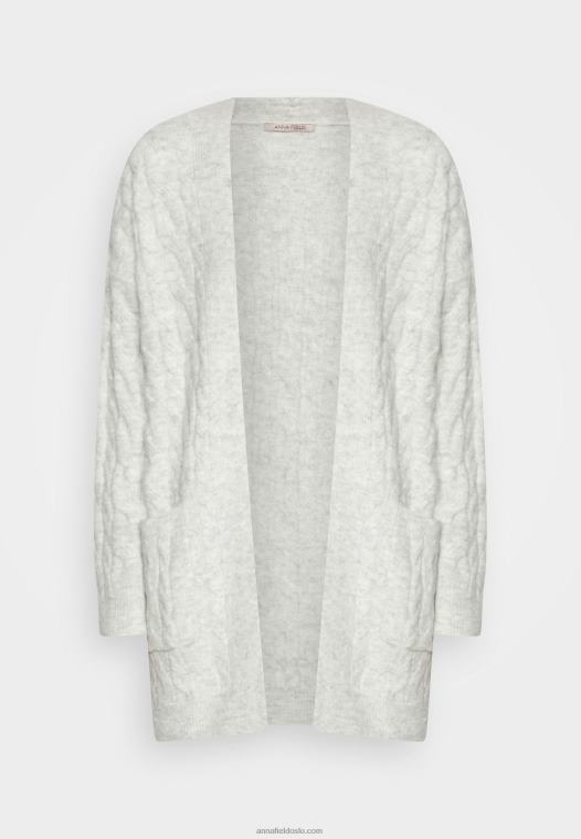Anna Field kvinner cardigan flekkete grå P266L821