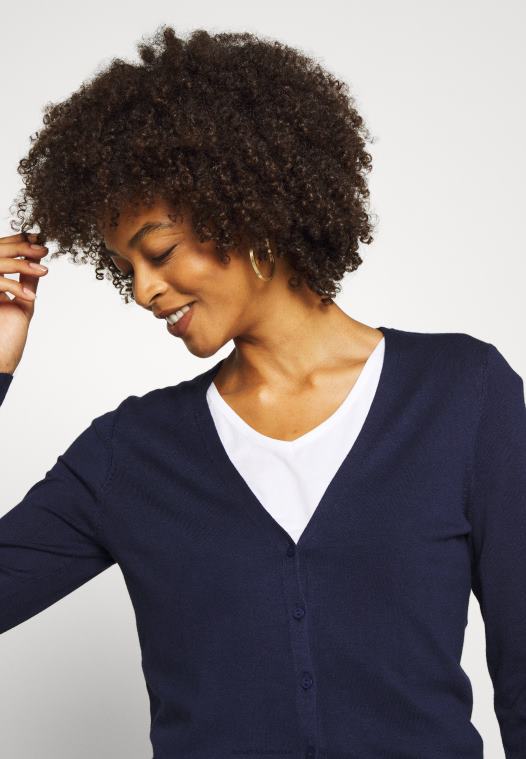 Anna Field kvinner cardigan mørkeblå P266L819