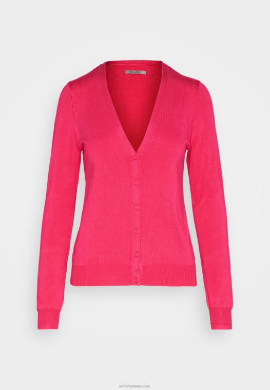 Anna Field kvinner cardigan rosa P266L826