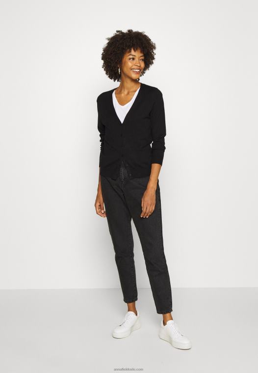 Anna Field kvinner cardigan svart P266L817