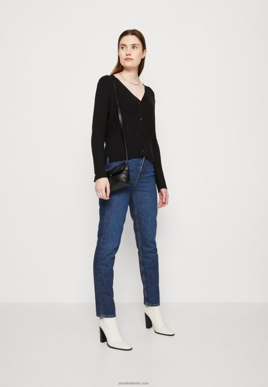 Anna Field kvinner cardigan svart P266L824