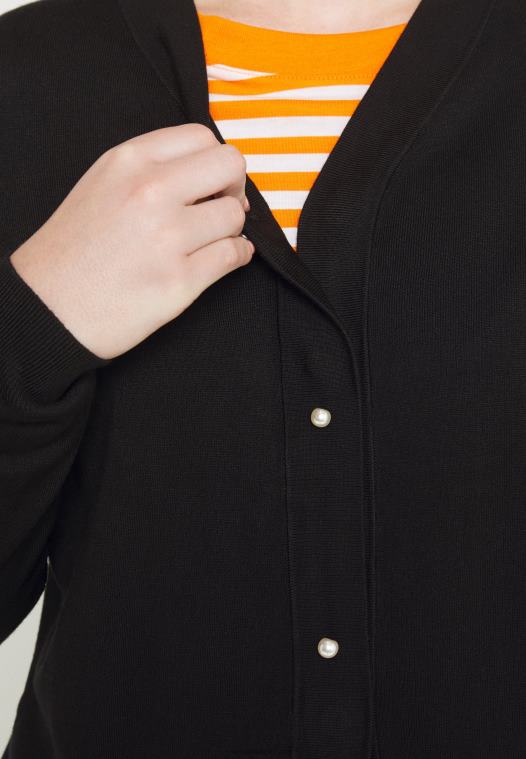 Anna Field kvinner cardigan svart P266L828