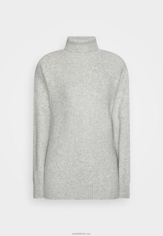 Anna Field kvinner genser 112 flekkete grå P266L849