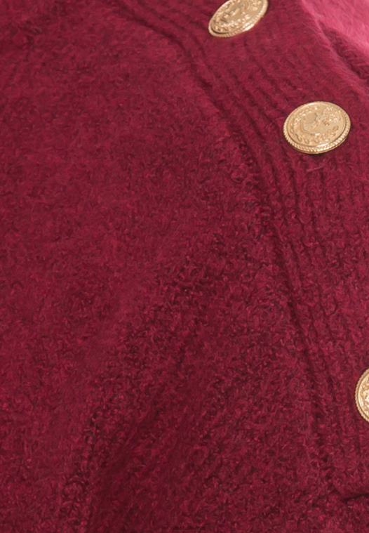 Anna Field kvinner genser bordeaux P266L846