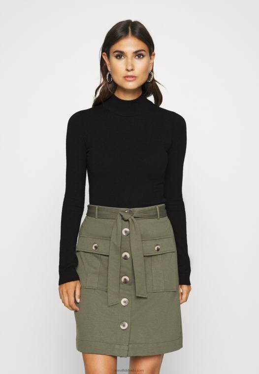 Anna Field kvinner genser svart P266L833