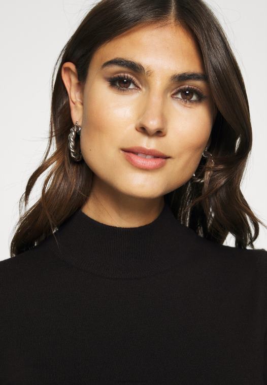 Anna Field kvinner genser svart P266L833