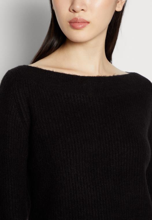 Anna Field kvinner genser svart P266L834