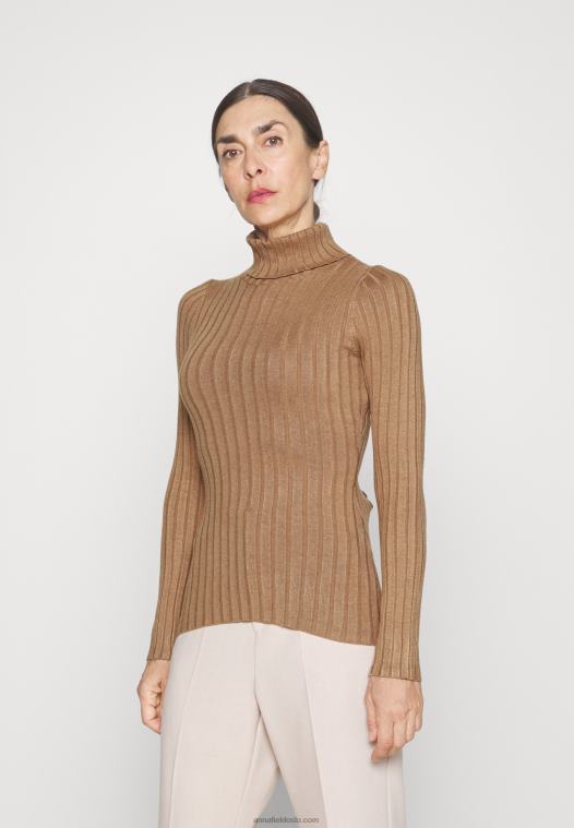 Anna Field kvinner jumper kamel P266L845