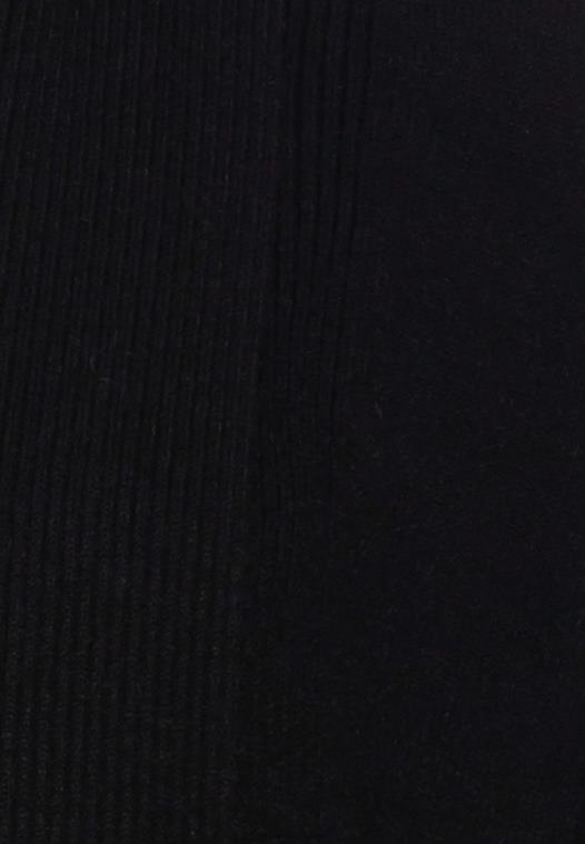 Anna Field kvinner ribbestrikket foldkrage cardigan svart P266L822