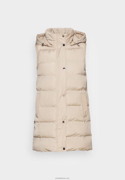 Anna Field kvinner vest beige P266L732