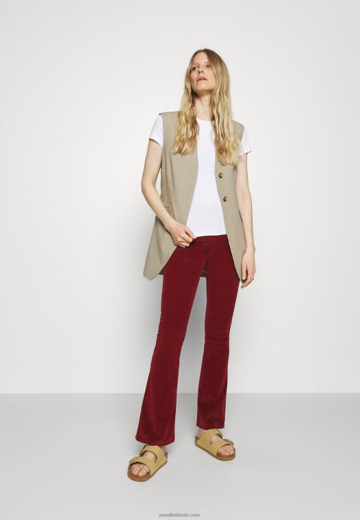 Anna Field kvinner 2 pakke basic t-skjorte hvit P266L252