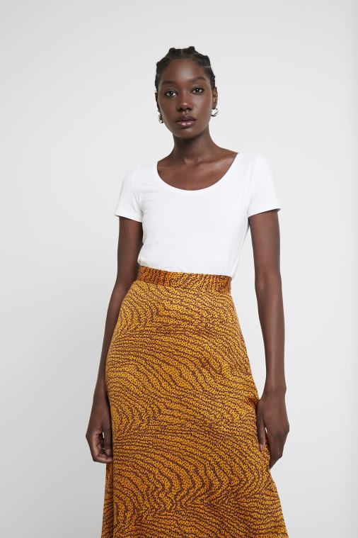 Anna Field kvinner 2 pakke basic t-skjorte hvit P266L306