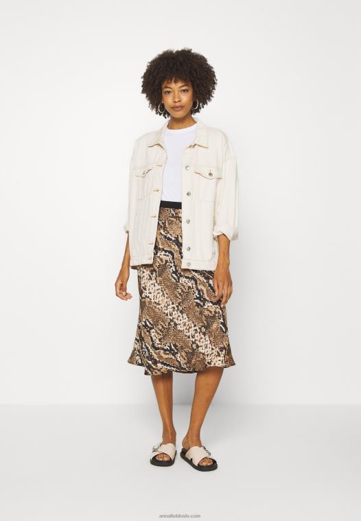 Anna Field kvinner 2 pakke basic t-skjorte hvit/svart P266L316