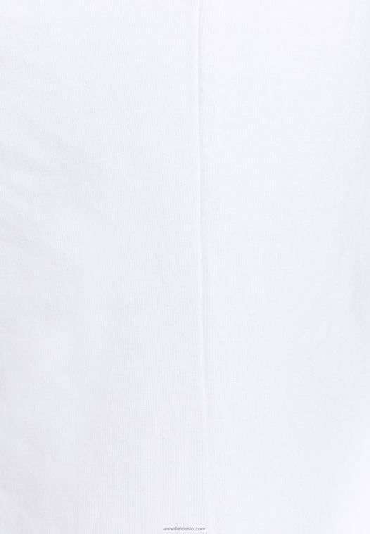 Anna Field kvinner 2 pakke langermet topp hvit P266L518