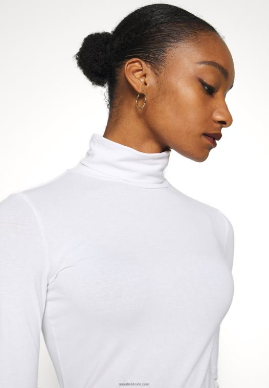 Anna Field kvinner 2 pakke langermet topp svart/hvit P266L551