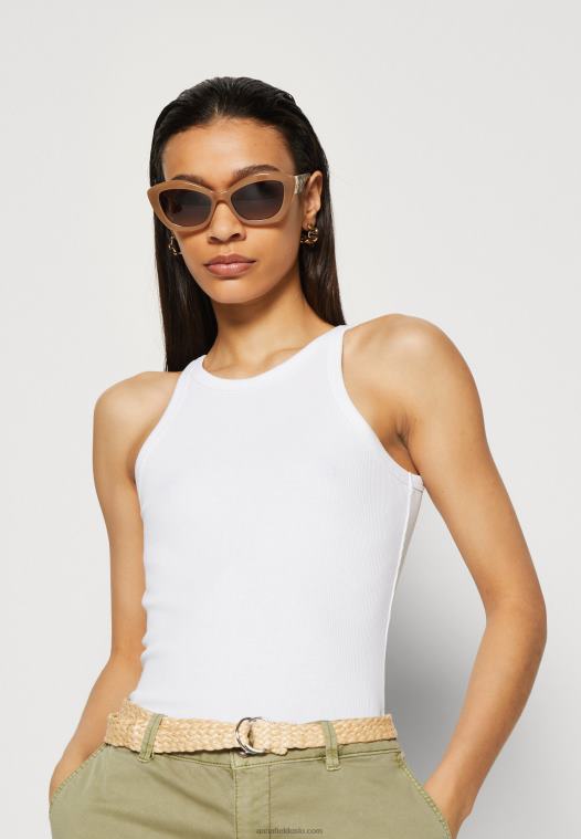 Anna Field kvinner 2 pakke topp blå/hvit/hvit P266L449