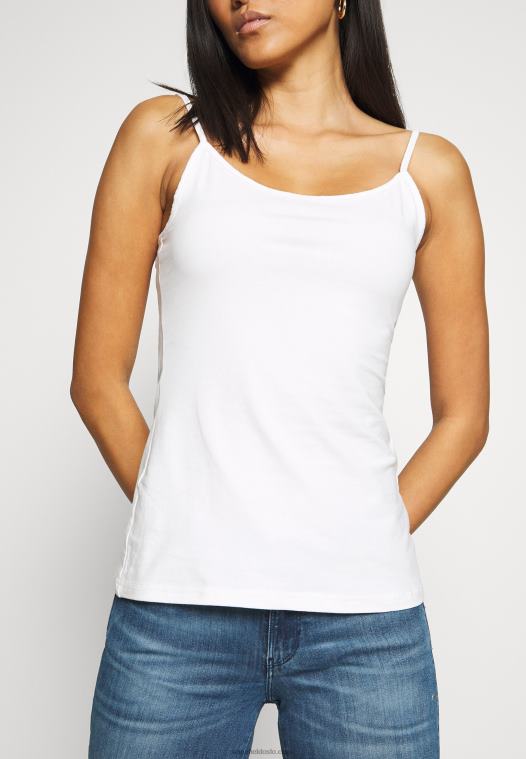 Anna Field kvinner 2 pakke topp hvit/svart P266L438