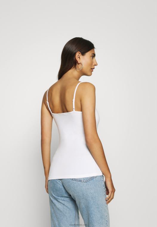 Anna Field kvinner 2 pakke topp hvit/svart P266L507