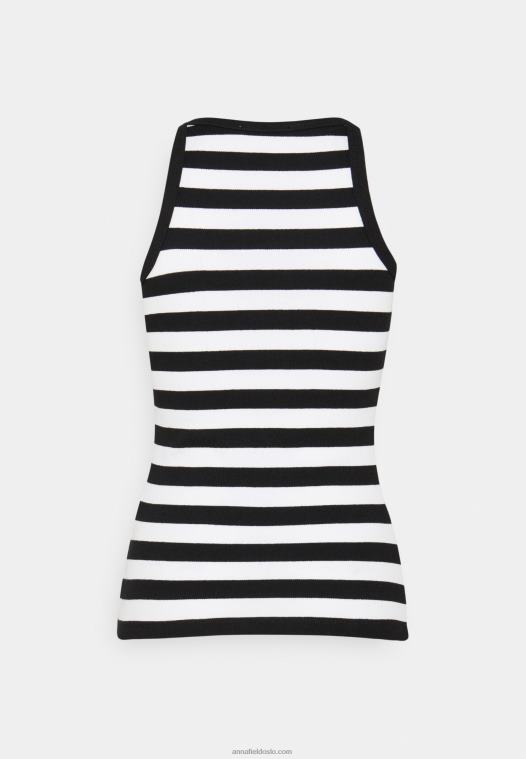 Anna Field kvinner 2 pakke topp svart P266L383