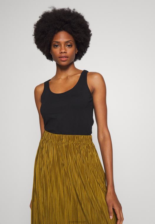 Anna Field kvinner 2 pakke topp svart P266L508