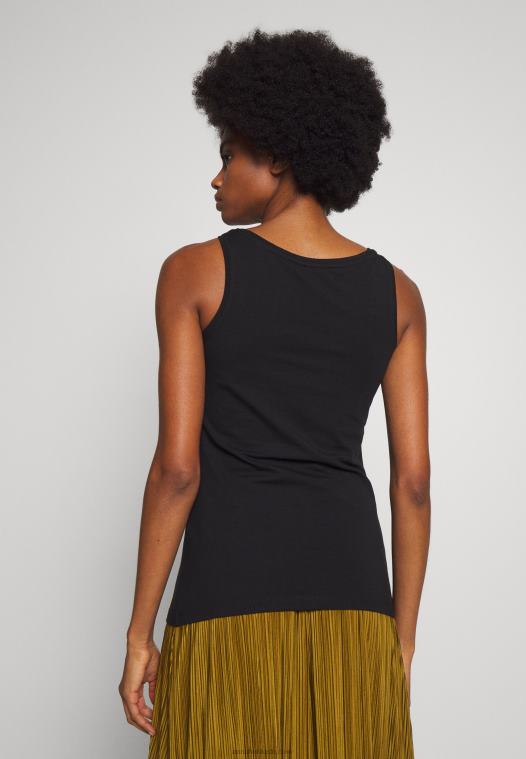 Anna Field kvinner 2 pakke topp svart P266L508