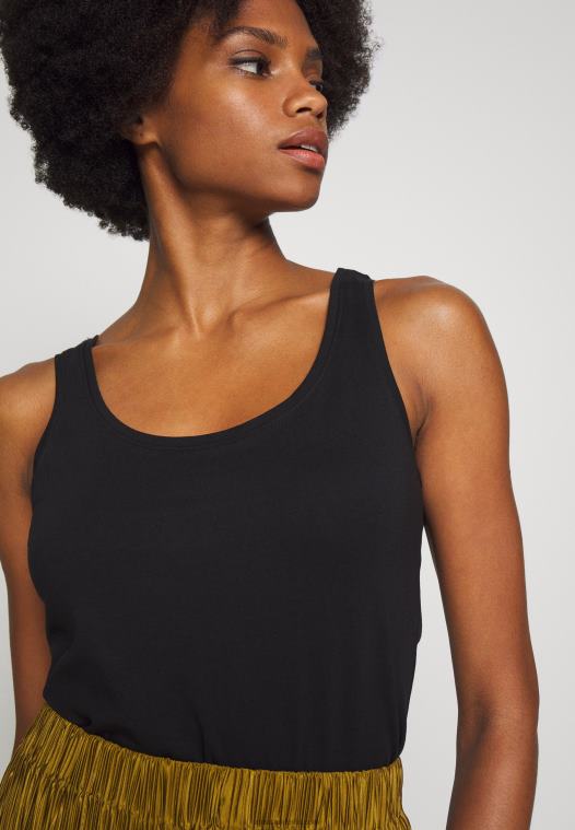 Anna Field kvinner 2 pakke topp svart P266L508