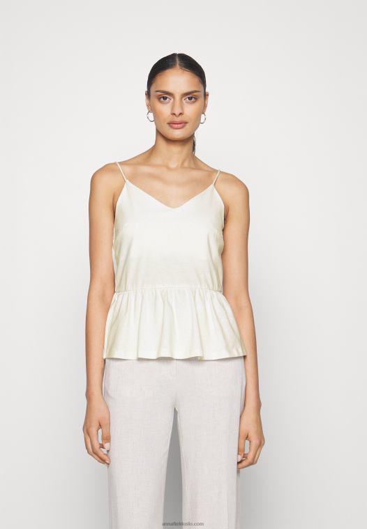 Anna Field kvinner 2 pakke topp svart/hvit P266L427