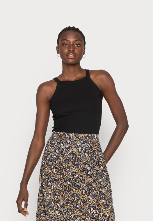 Anna Field kvinner 2 pakke topp svart/khaki P266L401