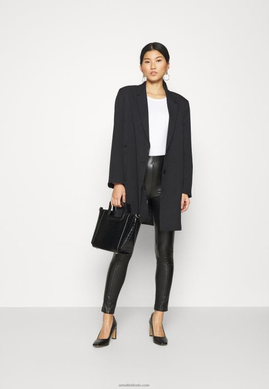 Anna Field kvinner 3 pakk langermet topp svart/hvit/flekket lys grå P266L543