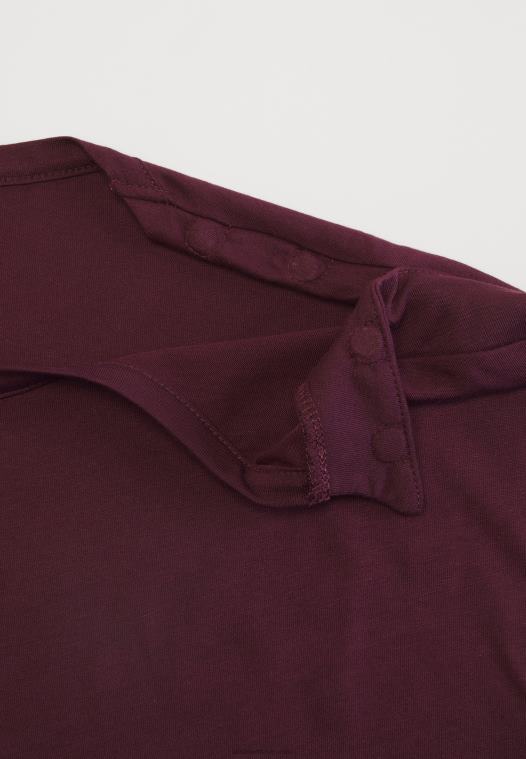 Anna Field kvinner 3-paks basic t-skjorte mørk rød/hvit/svart P266L352