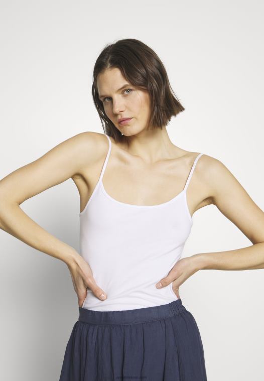 Anna Field kvinner 3er pakke topp hvit/marine/lys grå P266L484