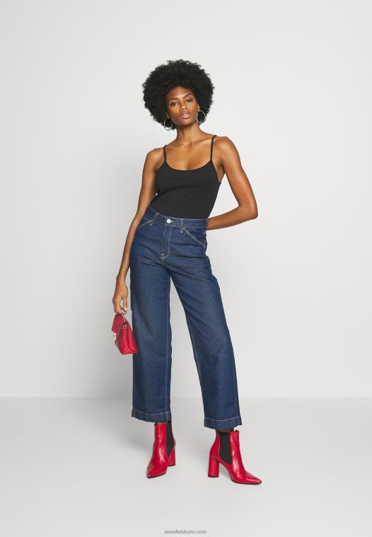 Anna Field kvinner 3er pakke topp svart/svart/svart P266L483