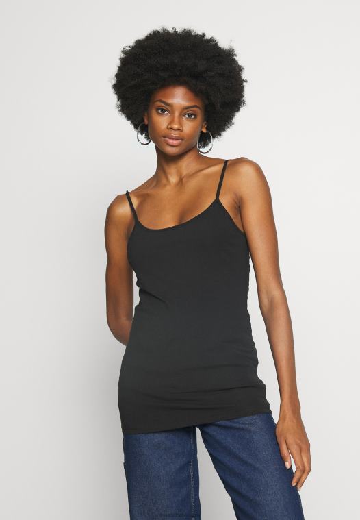 Anna Field kvinner 3er pakke topp svart/svart/svart P266L483