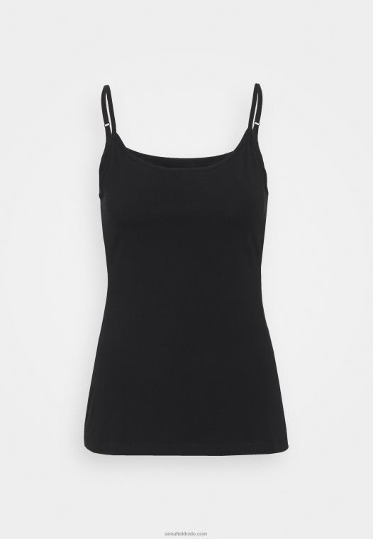 Anna Field kvinner 5-pak topp svart P266L463