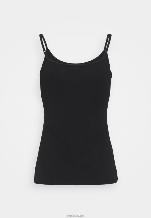 Anna Field kvinner 5-pak topp svart P266L463