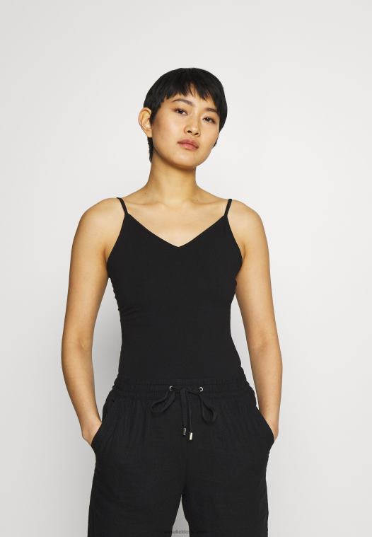 Anna Field kvinner 5-pak topp svart P266L485