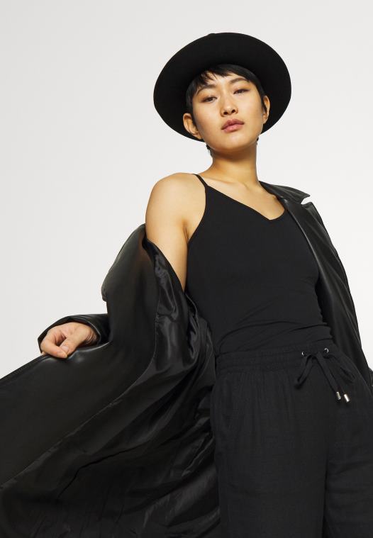 Anna Field kvinner 5-pak topp svart P266L485