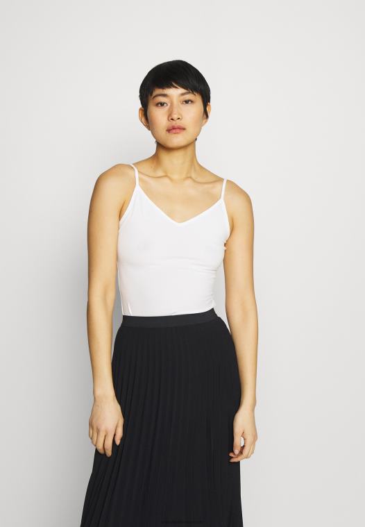 Anna Field kvinner 5 pakk topp svart/hvit/flekket lysegrå P266L481