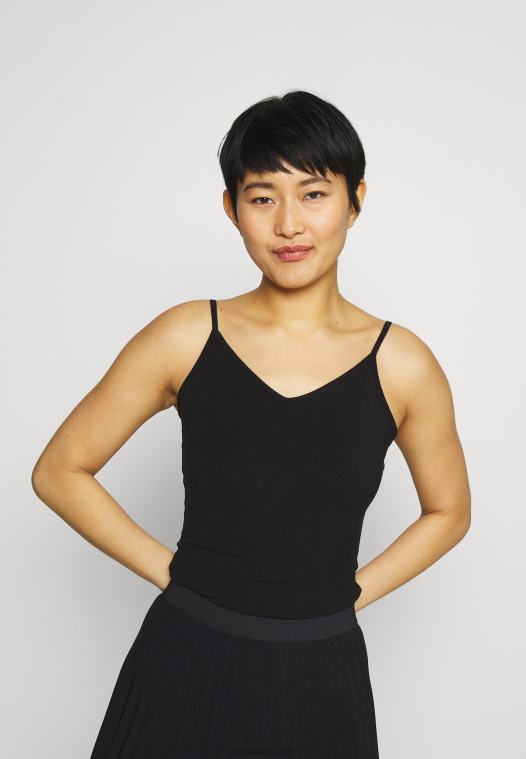 Anna Field kvinner 5 pakk topp svart/hvit/flekket lysegrå P266L481