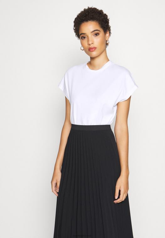 Anna Field kvinner basic t-skjorte hvit P266L246