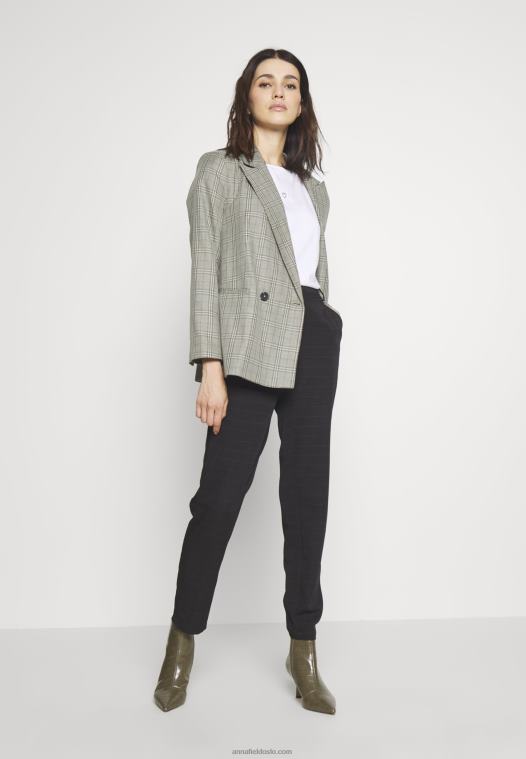 Anna Field kvinner basic t-skjorte hvit P266L280