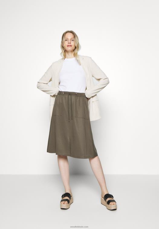 Anna Field kvinner basic t-skjorte hvit P266L304